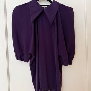 Julia Allert Deep purple blouse